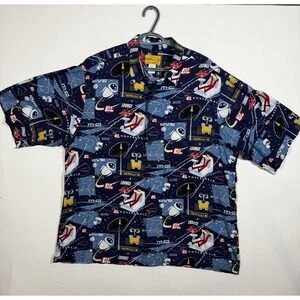 Reyn Spooner WallE Wall-E Disney Hawaiian Shirt Aloha Men's XL Camp VTG Read!
